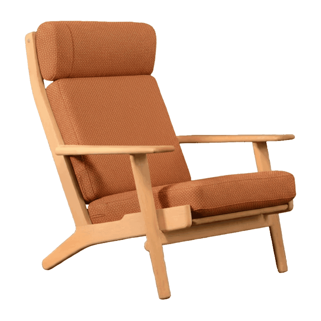 Ver la imagen a pantalla completa Juego de cojines para Wegner GE 290A en lana