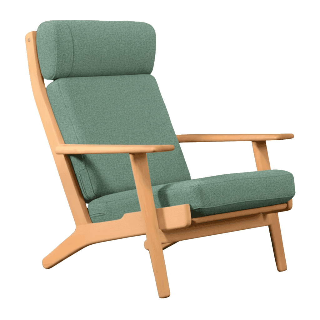 Ver la imagen a pantalla completa Juego de cojines para Wegner GE 290A en lana