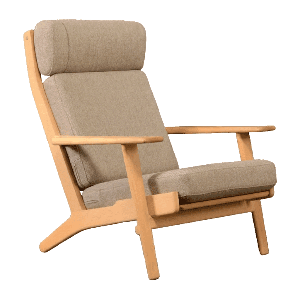 Ver la imagen a pantalla completa Juego de cojines para Wegner GE 290A en lana