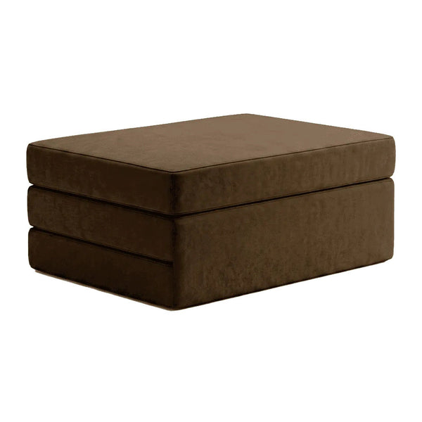 Colchón plegable a medida en terciopelo - Nut - S6009