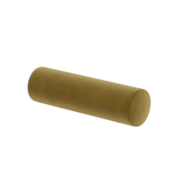 Cojín cilíndrico a medida en terciopelo - Bronze - S6010,