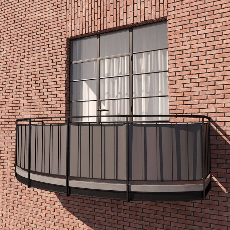 Toldo para balcón de acrílico Premium