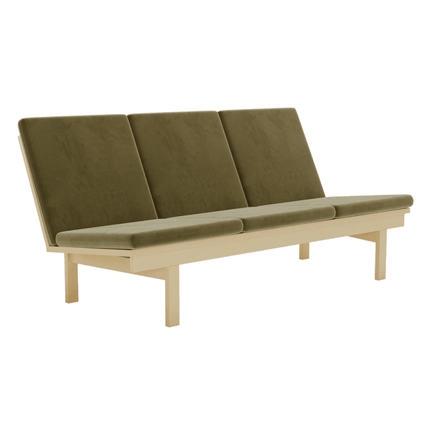 Juego de cojines para Wegner GE 240/290 en terciopelo - Velour - Mushroom - S6011.