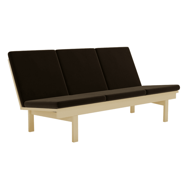 Juego de cojines para Wegner GE 240/290 en terciopelo - Velour - Deep gray - S6013.