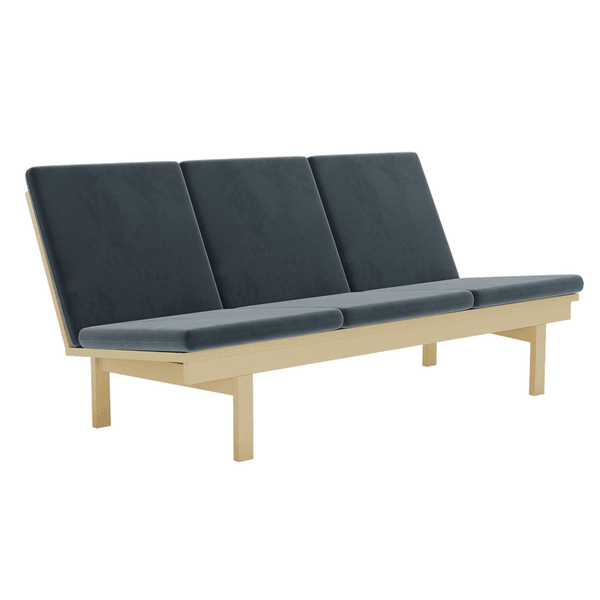 Juego de cojines para Wegner GE 240/290 en terciopelo - Velour - Greenness - S6016.