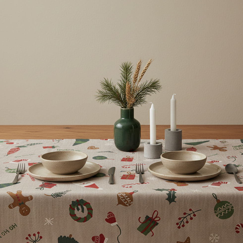 Juledug med motiv