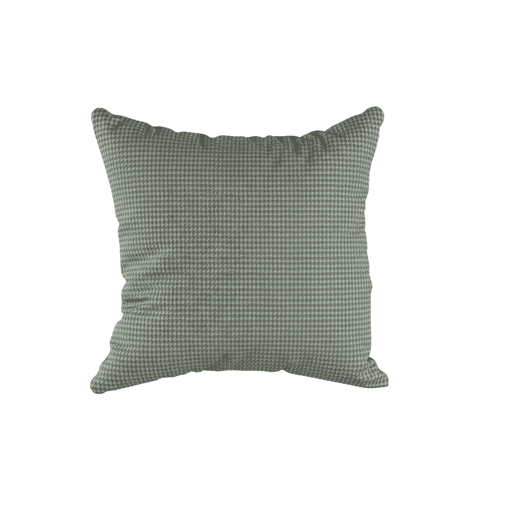 Mønstret uldpude på mål
