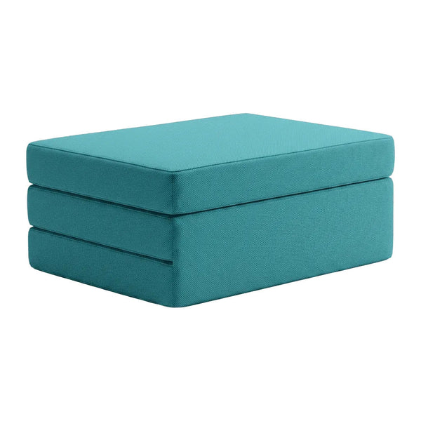 Colchón plegable a medida en Sunbrella - Turquesa - S4229