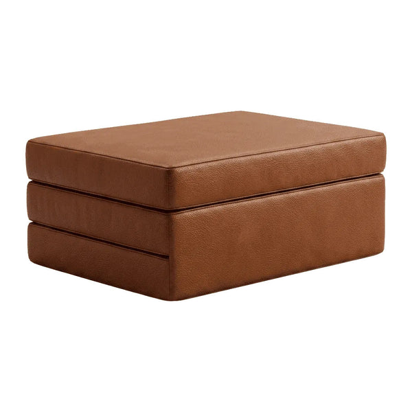 Colchón plegable a medida en cuero - Cognac - S3000