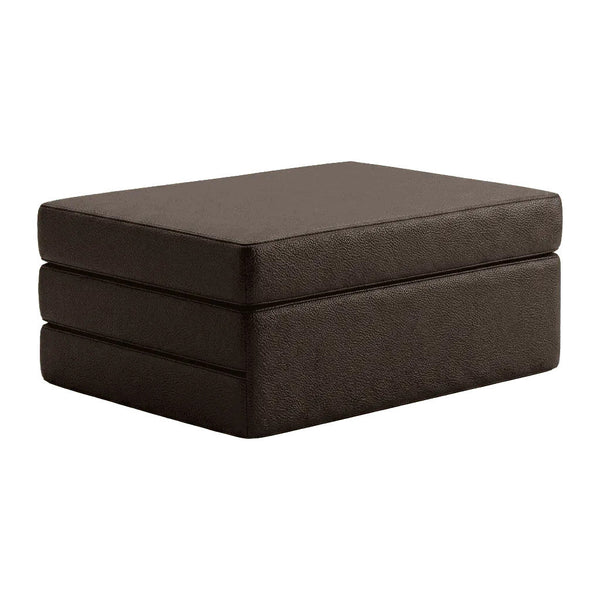 Colchón plegable a medida en cuero - Dark brown - S3002