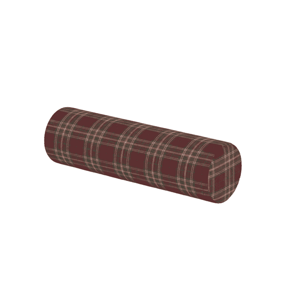 Cylinderhynde på mål i mønstret uld - Cranberry - S7206´