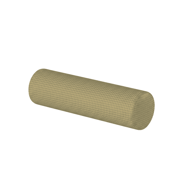 Cylinderhynde på mål i mønstret uld - Oil Yellow - S7103´