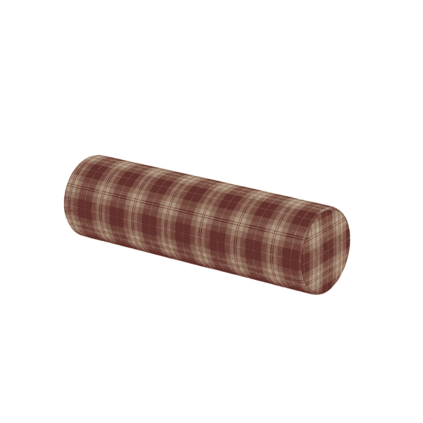 Cylinderhynde på mål i mønstret uld - Mahogany - S7205´