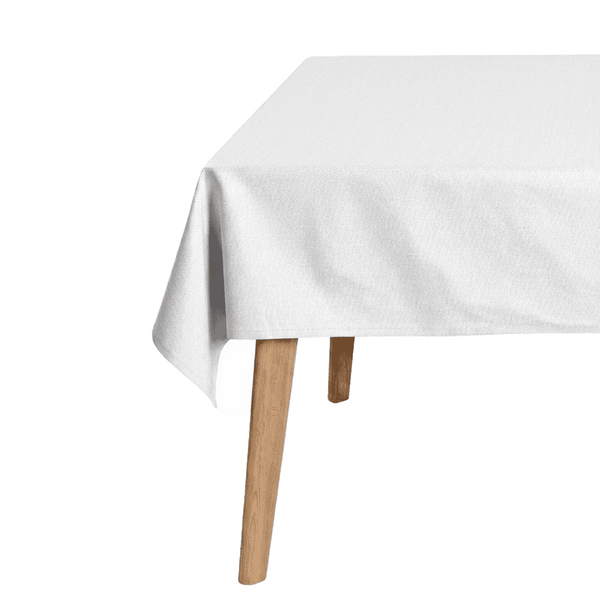 Dug på mål i bomuldsblanding - White - D1030