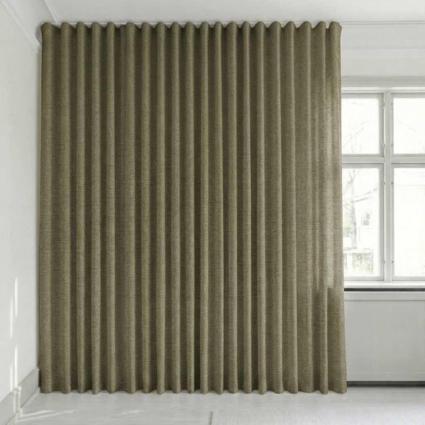 Semitransparent gardin på mål – Disa - Mushroom Brown - C2423