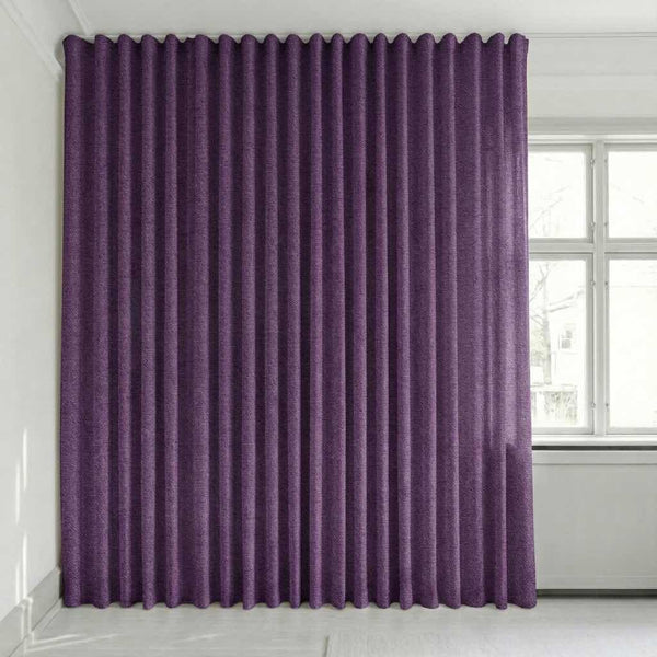 Semitransparent gardin på mål – Disa - Amethyst - C2434