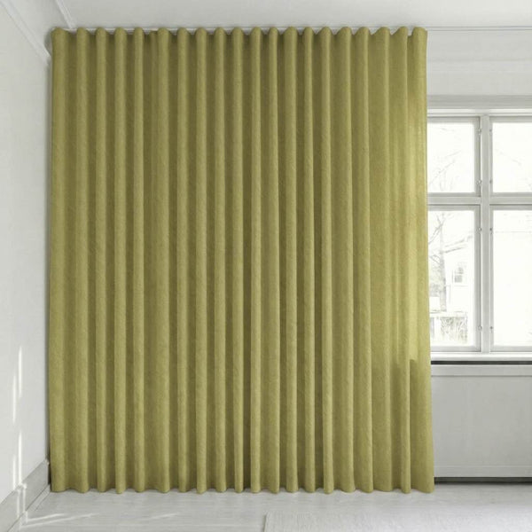 Semitransparent gardin på mål – Rina - Moss Green - C1918