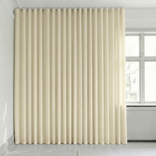 Semitransparent gardin på mål – Rina - Pale Ivory - C1901