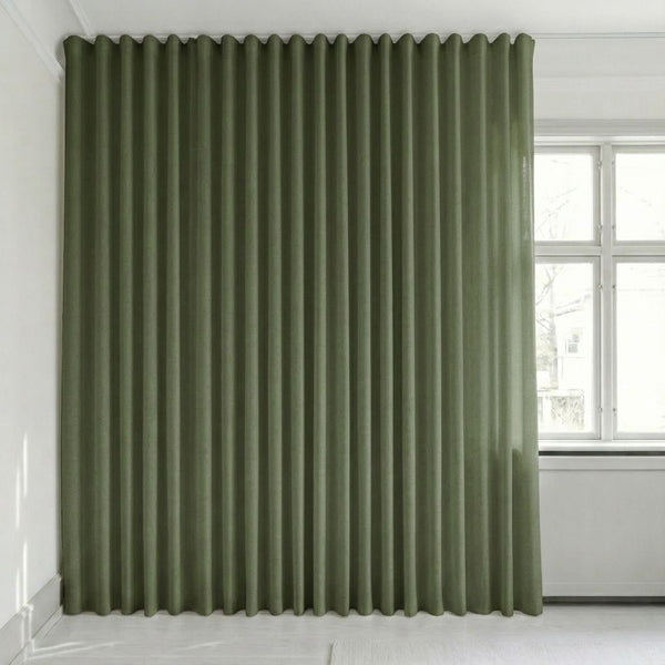 Semitransparent gardin på mål – Rooma - Moss - C1621