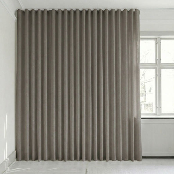 Semitransparent gardin på mål – Rooma - Ash - C1616