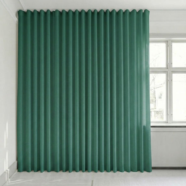 Semitransparent gardin på mål – Rooma - Leaf - C1636