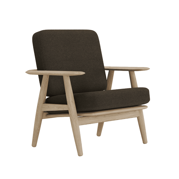 Hyndesæt til Wegner GE 240/290 i uld - Brun - S7002.