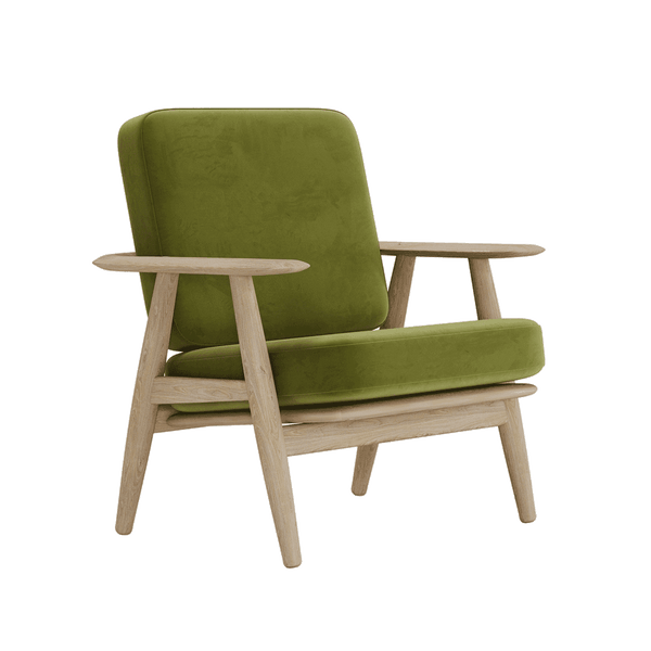 Hyndesæt til Wegner GE 240/290 i velour - Velour - Olive - S6020.