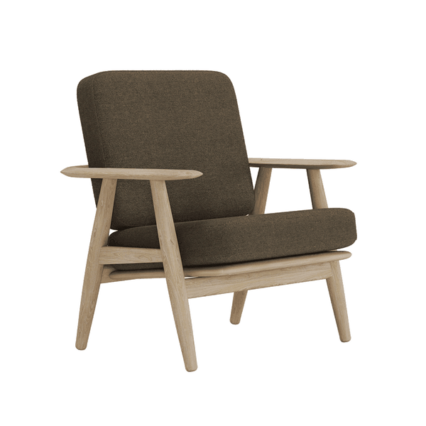 Hyndesæt til Wegner GE 240/290 i uld - Brun - S7003.