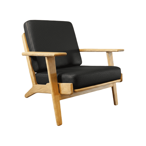 Hyndesæt til Wegner GE 240/290 i læder - Black - S3003