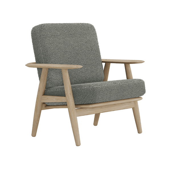 Hyndesæt til Wegner GE 240/290 i bouclé - Gray - S2004