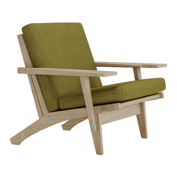Hyndesæt til Wegner GE 370 i velvet - Army - S2506