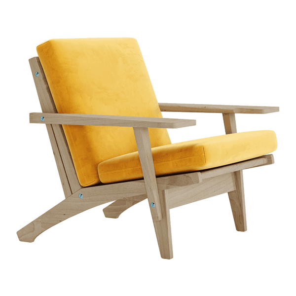Hyndesæt til Wegner GE 370 i velour - Honey - S6022.