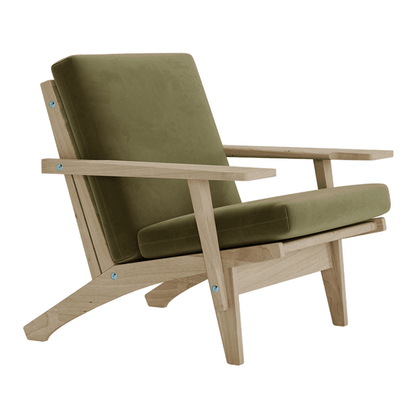 Hyndesæt til Wegner GE 370 i velour - Mushroom - S6011.