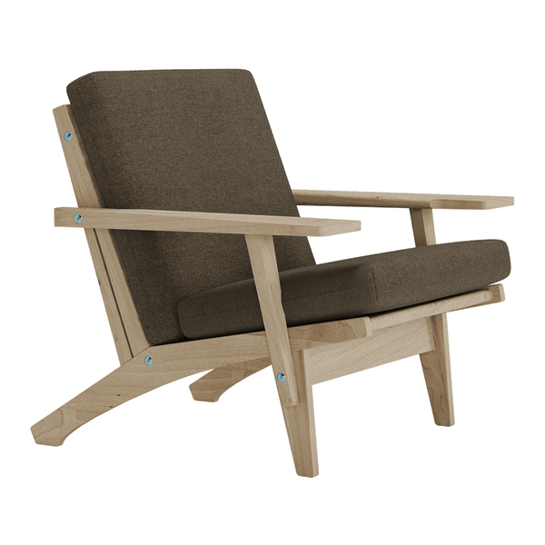 Hyndesæt til Wegner GE 370 i uld - Brun - S7003.