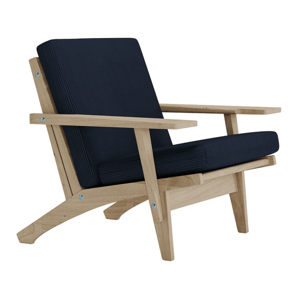 Hyndesæt til Wegner GE 370 i velvet - Denim - S2509
