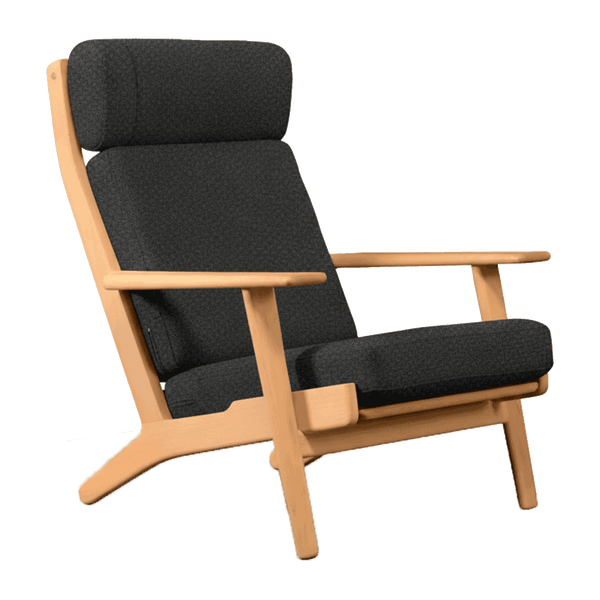 Hyndesæt til Wegner GE 290A i uld - Charcoal - S7013