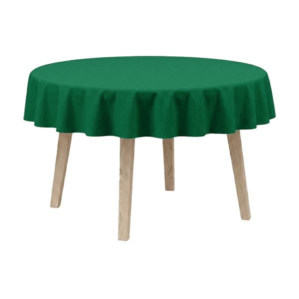 Rund dug i bomuldsblanding - Green - D1034´