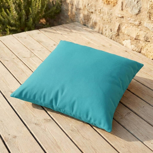 Cojín de respaldo a medida en Sunbrella - Turquesa - S4229´