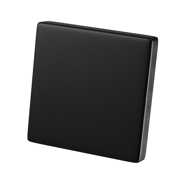 Ryghynde på mål i kunstlæder - Black - S3107.
