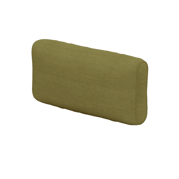 Blød ryghynde på mål i velvet - Army - S2506`