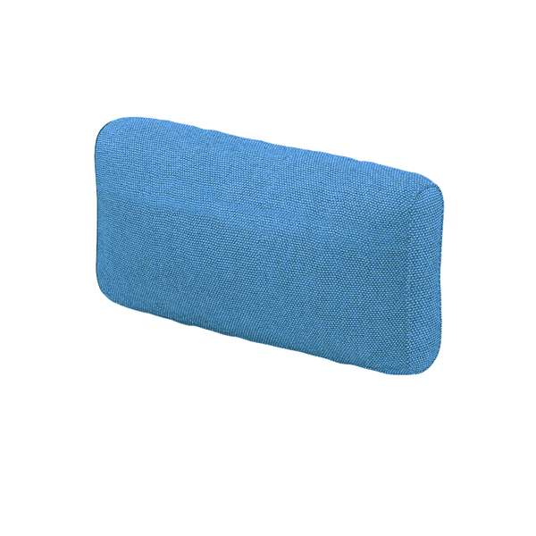 Blød ryghynde på mål i Cosy - Light blue - S8113.